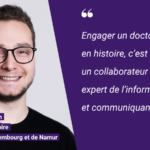 Photo de Bastien Dubuisson, interviewé concernant la recherche en histoire.