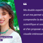 Jeanne Le Peillet, fondatrice de Beink, une solution qui allie IA et art pour rendre la recherche accessible