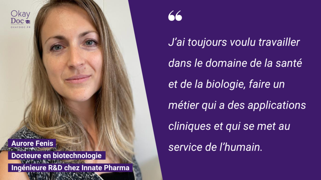 Interview d'Aurore Fenis, docteure en biotechnologie