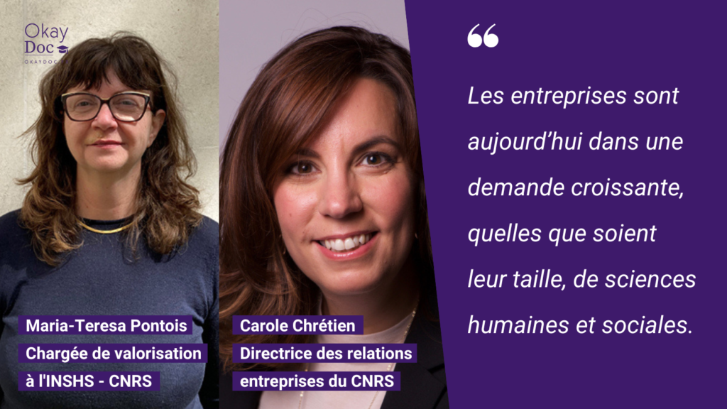 Interview de Maria-Teresa Pontois et Carole Chrétien du CNRS sur les sciences humaines