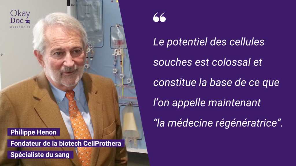 Recherche médicale : Philippe Henon, fondateur de la biotech CellProthera spécialisée dans le sang