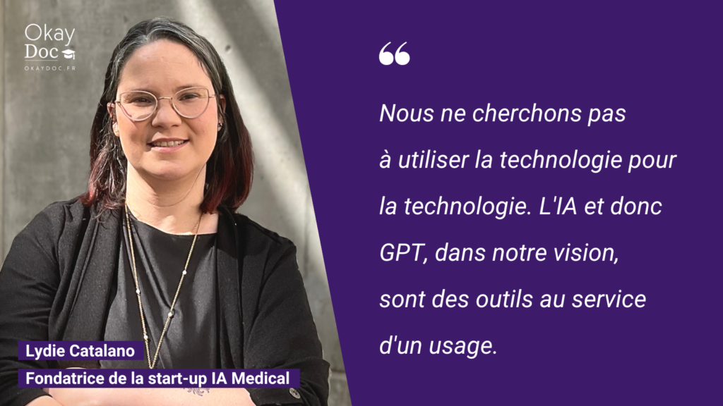 Interview de Lydie Catalano, fondatrice de la start-up IA Medical