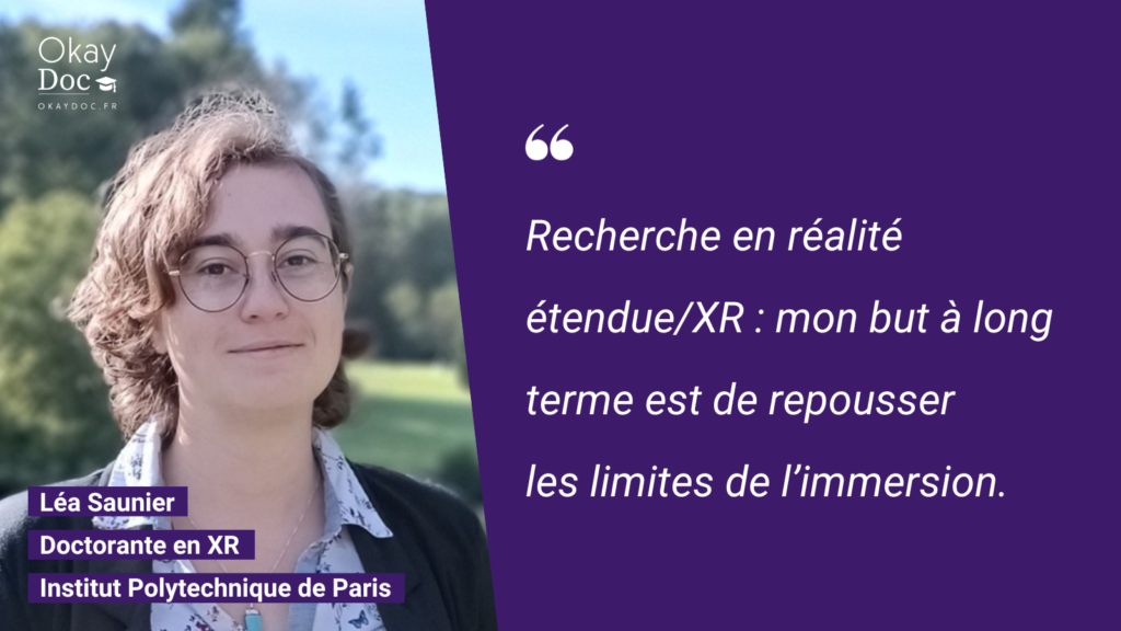 Interview de Léa Saunier, Doctorante en réalité étendue / XR